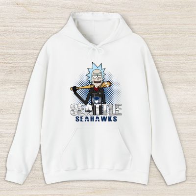 Rick X Rick And Morty X Seattle Seahawks Team X NFL X American Football Unisex Pullover Hoodie TAH4464