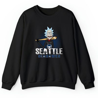 Rick X Rick And Morty X Seattle Seahawks Team X NFL X American Football Unisex Sweatshirt TAS4464