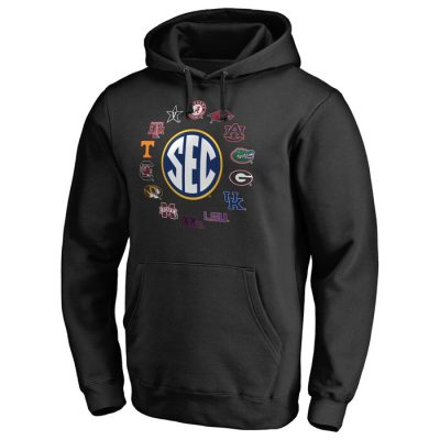 SEC Gear Athletics Pullover Hoodie - Black