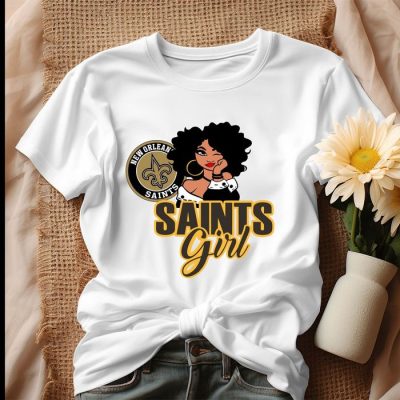 Saints Girl New Orleans Saints NFL Team Unisex T-Shirt IPP1904