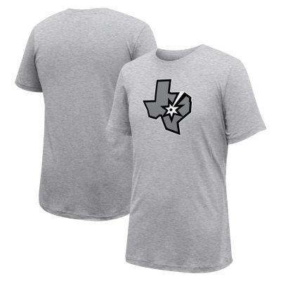 San Antonio Spurs Stadium Essentials Unisex Primary Logo T-Shirt - Gray