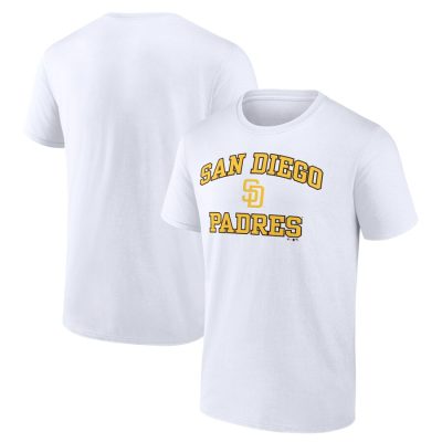 San Diego Padres Heart and Soul Unisex T-Shirt - White