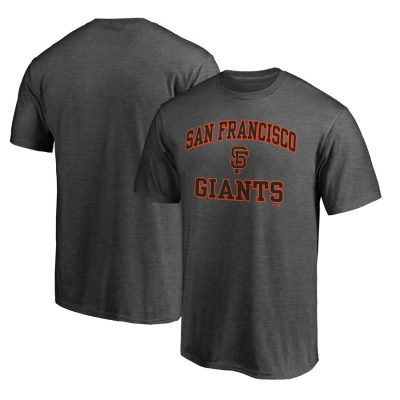 San Francisco Giants Heart & Soul Unisex T-Shirt - Charcoal
