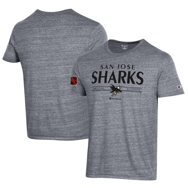 San Jose Sharks Champion T-Shirt - Gray