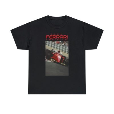 Scuderia Ferrari Formula 1 Team Retro Short Sleeve Cotton Tee Unisex T-Shirt FTS222