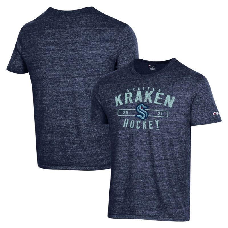 Seattle Kraken Champion Team T-Shirt - Deep Sea Blue