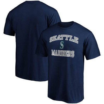 Seattle Mariners Heart & Soul Unisex T-Shirt - Navy