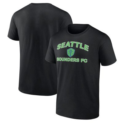 Seattle Sounders FC Heart and Soul Unisex T-Shirt - Black