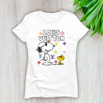 Snoopy Louis Vuitton Brand Lady T-Shirt Women Tee TLT4085