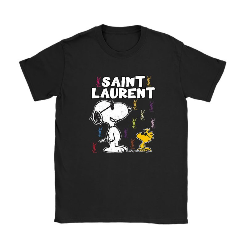 Snoopy Saint Laurent Unisex Brand T-Shirt TAT4967