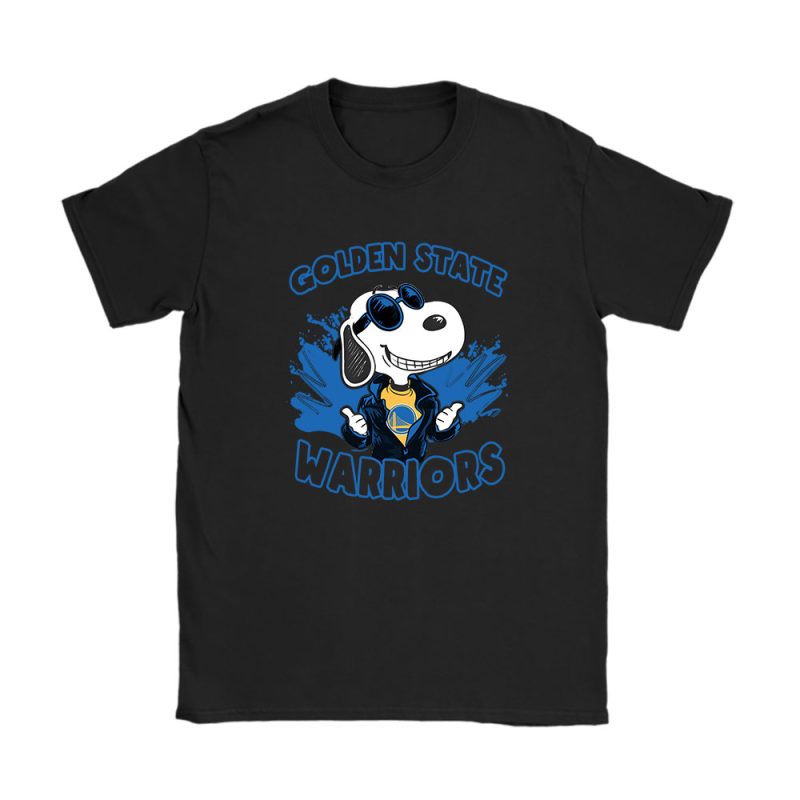 Snoopy X Golden State Warriors Team X NBA X Basketball Unisex T-Shirt Cotton Tee TAT3295
