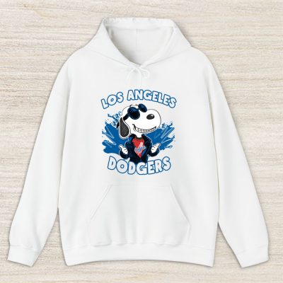 Snoopy X Los Angeles Dodgers Team X MLB X Baseball Fans Unisex Pullover Hoodie TAH3284