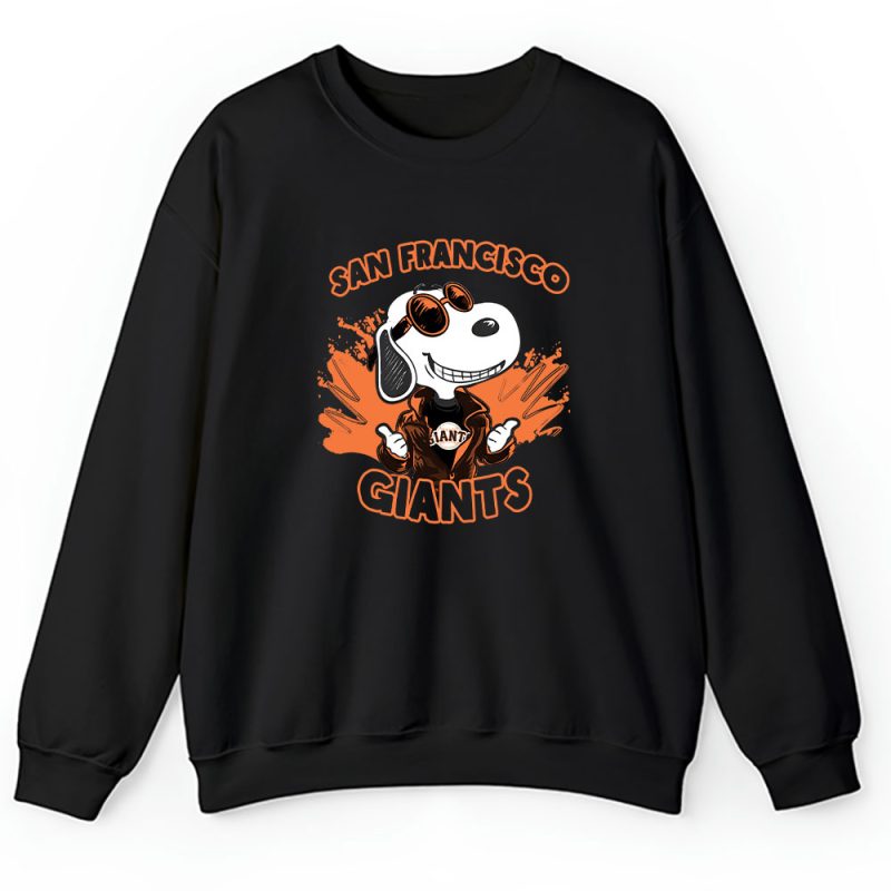 Snoopy X San Francisco Giants Team X MLB X Baseball Fans Unisex Sweatshirt TAS3288