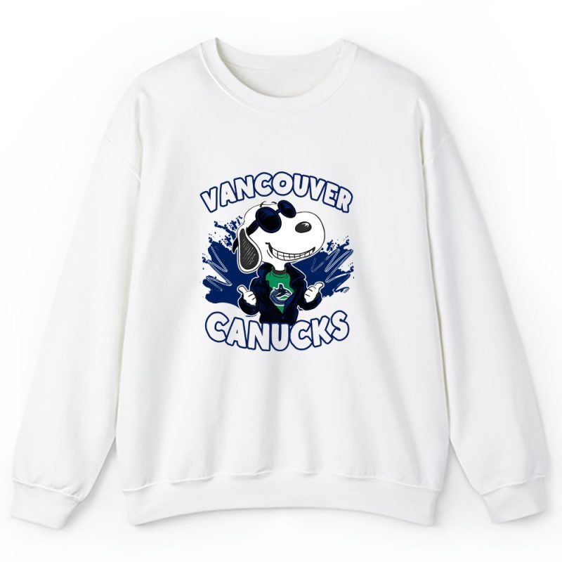 Snoopy X Vancouver Canucks Team X NHL X Hockey Fan Unisex Sweatshirt TAS3321