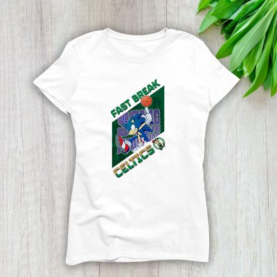 Sonic X Boston Celtics Team X NBA X Basketball Lady T-Shirt Women Tee For Fans TLT3581