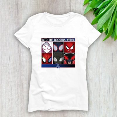 Spiderman MLB Los Angeles Dodgers Lady T-Shirt Women Tee For Fans TLT1505