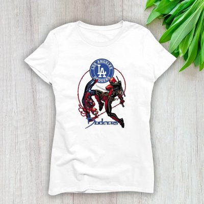 Spiderman MLB Los Angeles Dodgers Lady T-Shirt Women Tee For Fans TLT1507