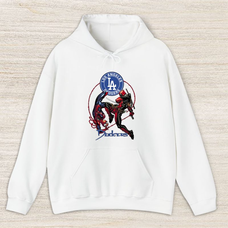 Spiderman MLB Los Angeles Dodgers Unisex Pullover Hoodie TAH4096