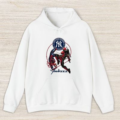 Spiderman MLB New York Yankees Unisex Pullover Hoodie TAH4118