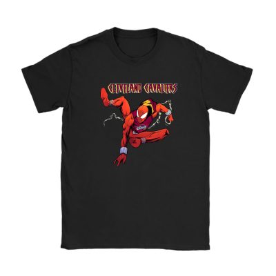 Spiderman NBA Cleveland Cavaliers Unisex T-Shirt Cotton Tee TAT3543