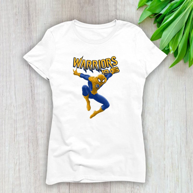 Spiderman NBA Golden State Warriors Lady T-Shirt Women Tee For Fans TLT1485