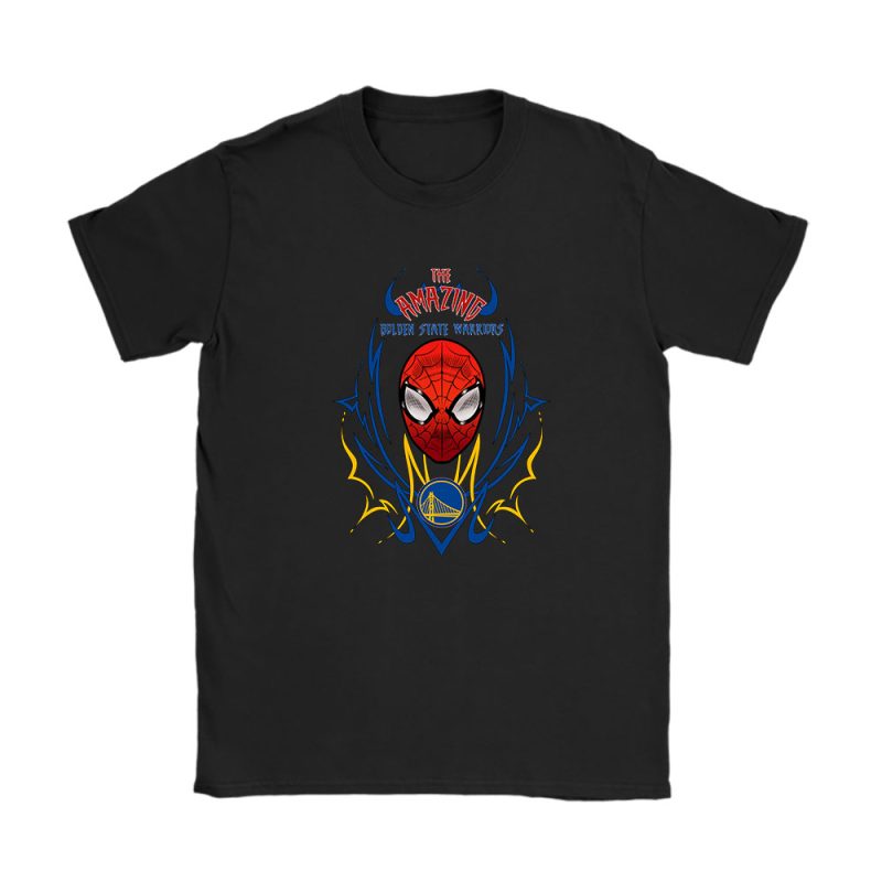 Spiderman NBA Golden State Warriors Unisex T-Shirt Cotton Tee TAT3563