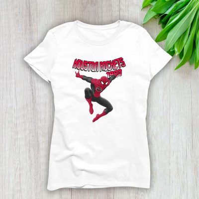 Spiderman NBA Houston Rockets Lady T-Shirt Women Tee For Fans TLT1496