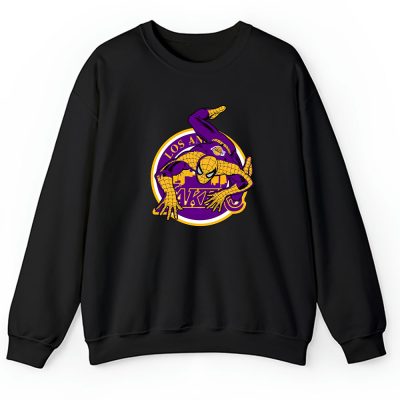 Spiderman NBA Los Angeles Lakers Unisex Sweatshirt TAS3577