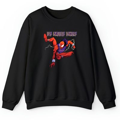 Spiderman NBA Los Angeles Lakers Unisex Sweatshirt TAS3579