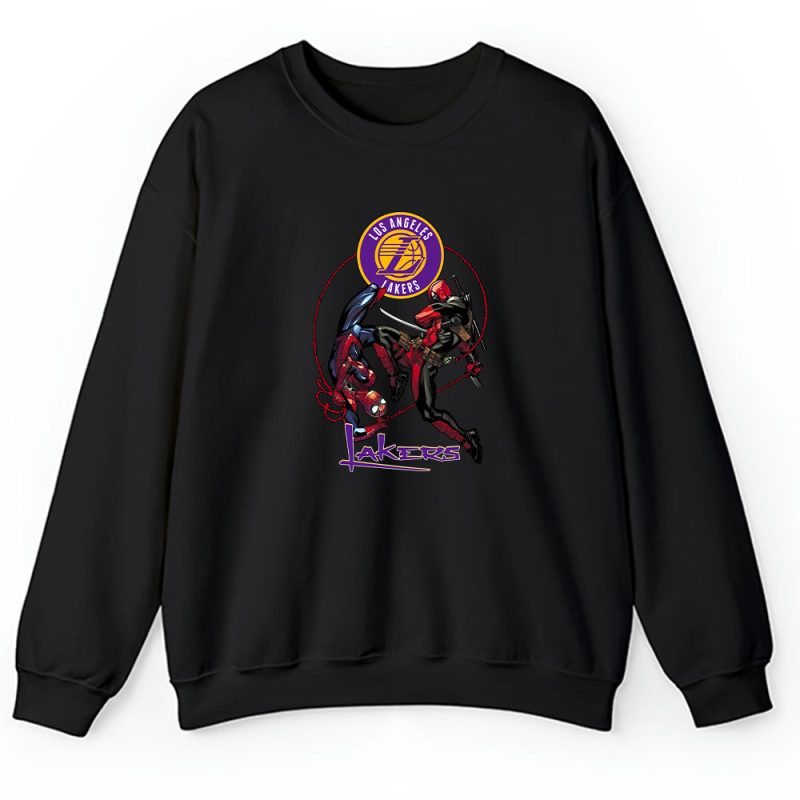 Spiderman NBA Los Angeles Lakers Unisex Sweatshirt TAS4099