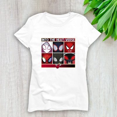 Spiderman NBA Miami Heat Lady T-Shirt Women Tee For Fans TLT1543
