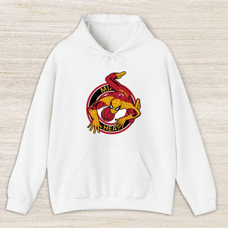 Spiderman NBA Miami Heat Unisex Pullover Hoodie TAH3589