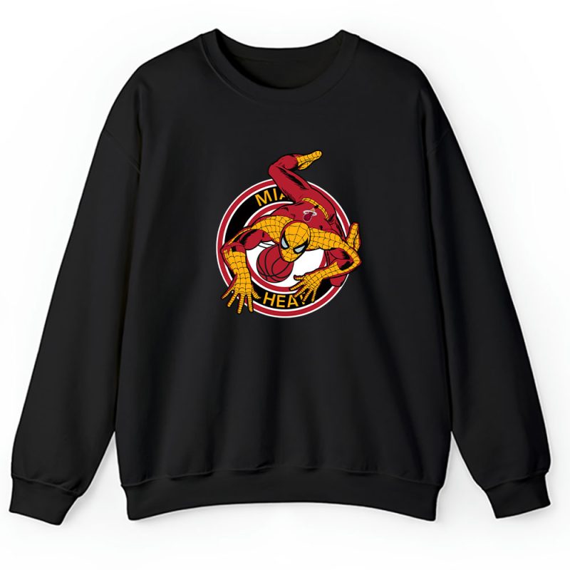 Spiderman NBA Miami Heat Unisex Sweatshirt TAS3589