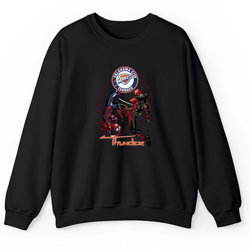 Spiderman NBA Oklahoma City Thunder Unisex Sweatshirt TAS4119
