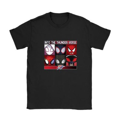 Spiderman NBA Oklahoma City Thunder Unisex T-Shirt Cotton Tee TAT4120