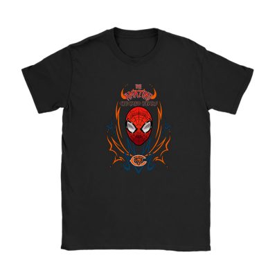 Spiderman NFL Chicago Bears Unisex T-Shirt Cotton Tee TAT4075