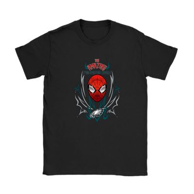 Spiderman NFL Philadelphia Eagles Unisex T-Shirt Cotton Tee TAT4122