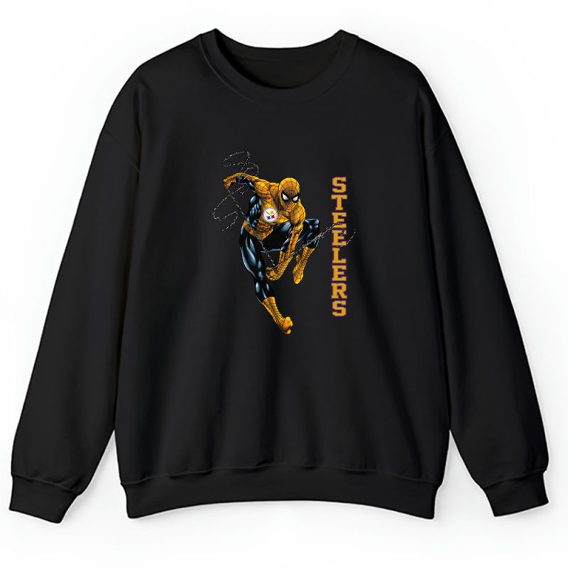 Spiderman NFL Pittsburgh Steelers Unisex Sweatshirt TAS3629