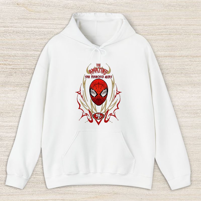 Spiderman NFL San Francisco 49ers Unisex Pullover Hoodie TAH4136