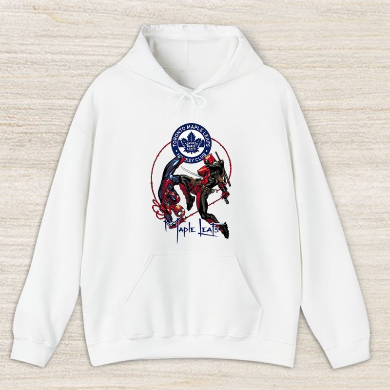 Spiderman NHL Toronto Maple Leafs Unisex Pullover Hoodie TAH4146