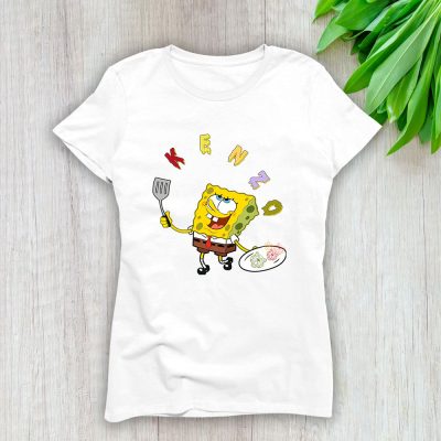 Spongebob Kenzo Brand Lady T-Shirt Women Tee TLT4070