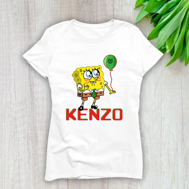 Spongebob Kenzo Brand Lady T-Shirt Women Tee TLT4073