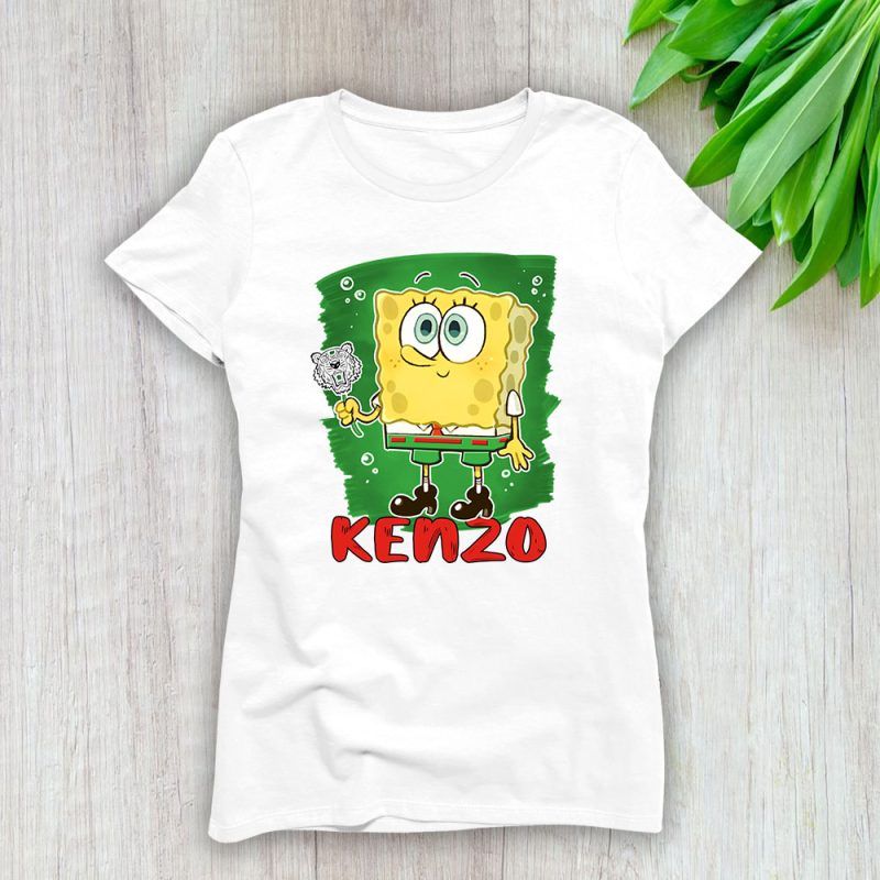 Spongebob Kenzo Brand Lady T-Shirt Women Tee TLT4075