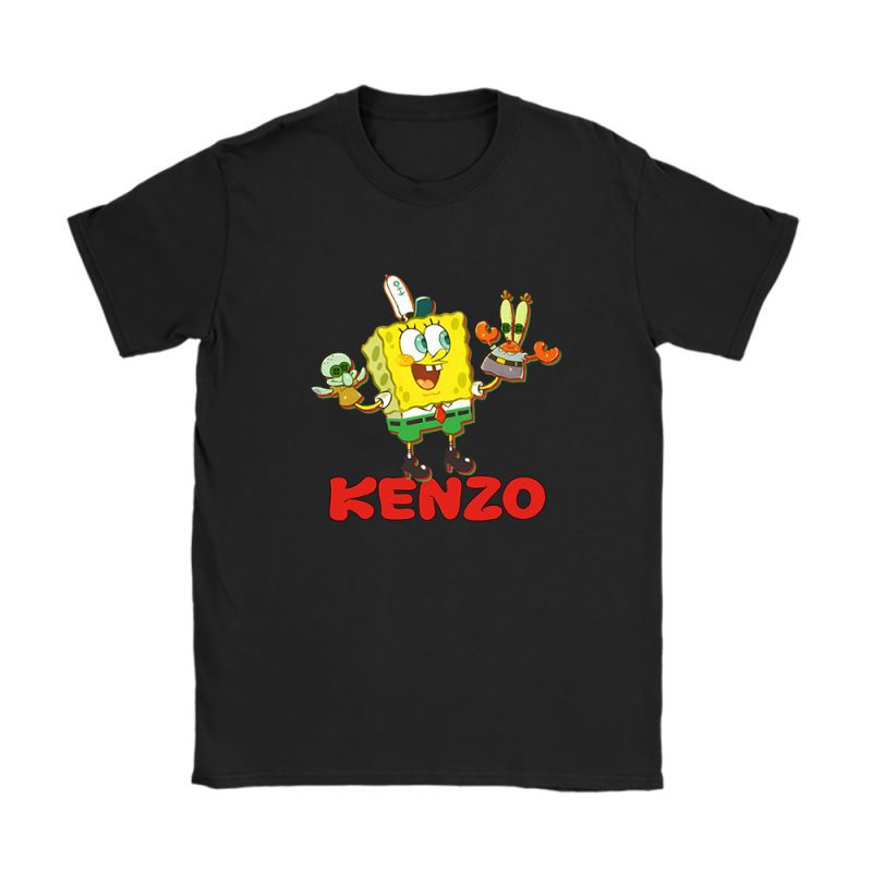 Spongebob Kenzo Unisex Brand T-Shirt TAT4931