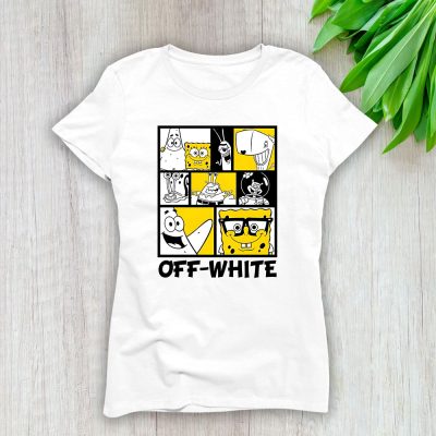 Spongebob Off-white Brand Lady T-Shirt Women Tee TLT4094