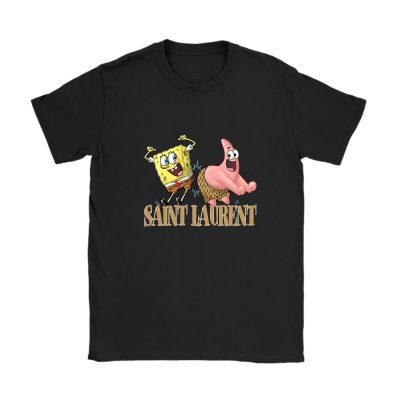 Spongebob Saint Laurent Unisex Brand T-Shirt TAT4960