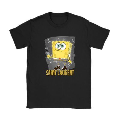 Spongebob Saint Laurent Unisex Brand T-Shirt TAT4965