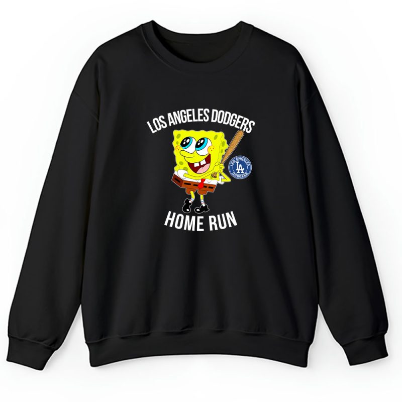 Spongebob Squarepants X Los Angeles Dodgers Team X MLB X Baseball Fans Unisex Sweatshirt TAS4481