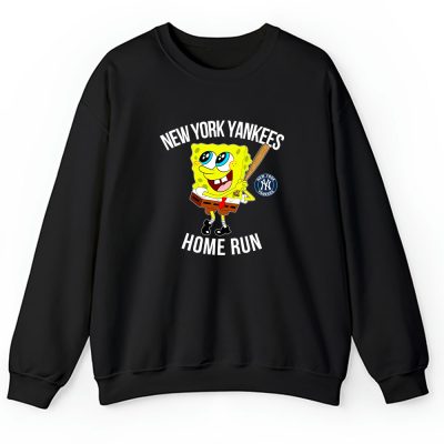 Spongebob Squarepants X New York Yankees Team X MLB X Baseball Fans Unisex Sweatshirt TAS4485