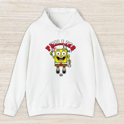 Spongebob Squarepants X Philadelphia Phillies Team X MLB X Baseball Fans Unisex Pullover Hoodie TAH4486